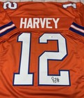 Denver Broncos Rj Harvey Signed Orange Custom Jersey W jsa Coa   