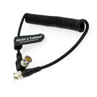 Blackmagic Bnc Male Right Angle Rg179 Coiled Coaxial Cable For Bmcc Video Camera