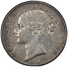 1845 Great Britain Silver Crown Pcgs Genuine - Au Details  98 - Damage  S-3882