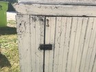 Antique Handmade Wood Primitive Cabinet Original Hardware 32-1 2 X33 X 21-1 2