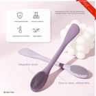 3-pack Silicone Face Mask Brush For Mud  Clay  Cream   Lotion