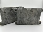 Vintage Lead pewter 3 Soldier   Horse Mold  b2 