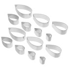 14 Pcs Stainless Steel Rose Cutting Die Clay Modeling Tool Baking Cookie Molds