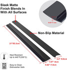 Silicone Stove Counter Gap Cover  2 Pack  easy Clean Heat Resistant Wide   Long 