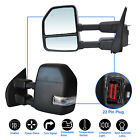 Towing Mirrors For 2017-2020 Ford F-250 Super Duty Power Heated Led Signal Lh Rh