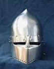 Medieval Steel Helmet Style 18 Gauge Visor Armor Helmet Best Gift For Halloween