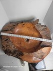 Rustic Live Edge Hand-carved Wood Vessel Sink Bowl Natural Log Style