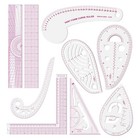 Clear Metric Sewing Ruler Set  French Curve Rulers  Sewing Tools Supplies For   