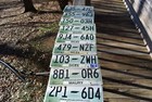 Lot Of 10 Expired Tennessee License Plates  Tags  Used Original  Craft  Collect