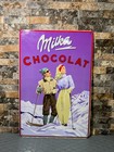 Milka Chocolate Vintage Ski Poster Style  Heavy Metal Sign - 24 x16   60x40 Cm 