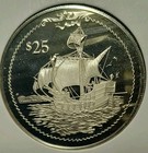 1992 British Virgin Islands  25 Discovery Of America 25 Sterling Silver Coin Set