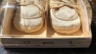 Vintage 1950   s Mrs  Day   s Ideal Baby  Soft Crib Shoes Size 0 With Box