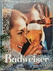 Lot Of 2 Vintage Budweiser Print Ad Ephemera Wall Art Decor 