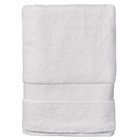 4 Pack Cotton Bath Towels Soft Solid Arctic White 27 X 52 Inches