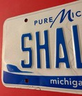 Shalom Vanity License Plate Hebrew Word For Peace Michigan
