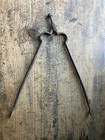 Antique Primitive 18th C 19th C Wrought Iron Early American Ember Tongs