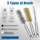 Wire Brush Set Bore Cleaning Brush Set With 1 4 Inch Hex Shank Assorted Cleaning