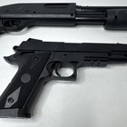 Pump Action P328    Pistol  P388 Combo Spring Powered 6mm Airsoft Shotgun Bbs