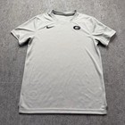 Georgia Bulldogs Nike T-shirt Men M Gray Crew Dri-fit Short Sleeve Performance