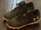 Under Armour  size  2y  Black Boys Baseball   Girls Softball Cleats