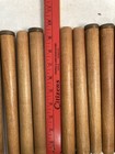 Bobbins Cylinder Wood Quills Wooden Spools Industrial Spinning Lot Of 12