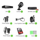 Xvim 8ch Dvr 1080p Outdoor Home Cctv Security Camera System Night Vision 1tb Hdd