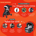 Baby Trend Sit N  Stand 5-in-1 Stroller With Ally 35 Infant Car Seat  Moondust
