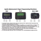 Bundle Of 8 - Gold  Apollo Ap700 Alphanumeric Pager Nurse hospital 2024 Edition