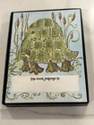 Vintage Set Of 50 Retro Green Turtle  this Book Belongs To  Bookplates Mcm