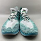 Nike Free Rn Flyknit Running Shoes Men Size 15 Blue Knit Comfort Low Sneakers