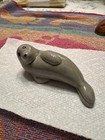 Ceramic Gray Seal 5    Figurine High Gloss Detailed Eyes