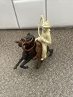 Vintage Marx Roy Rogers Double R Bar Ranch Playset Cowboy Horse Saddle Reins B5