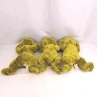 Lot Of 3 Dan Dee Choice Plush Frog Green Collectors Stuffed Animal Soft Floppy