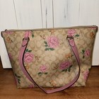 Coach City Tote Signature Canvas Hand Bag - Large