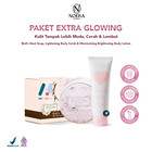 Noera Set 3 Soap Body Scrub Lotion Moist Collagen Anti-aging Antioxidant Nourish