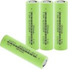 4pcs 2500mah Flat Top 3 7v Li-ion Rechargeable Fast Charging Cell Fit Flashlight