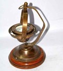Antique Brass Nautical Gimbal Compass Vintage Ship s Binnacle Gimballed Compass 