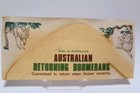 Australian Boomerang Souvenir Vintage 1980s Wood Instructions Aboriginal Designs