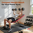 Nicepeople Adjustable Weight Bench For Home Gym  660lbs Capacity Workout Bench W