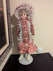 Early Ernst Heubach Antique Jointed Bisque   Leather Body Doll 22  Beautiful