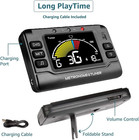 Rechargeable 3 In 1 Digital Metronome Tuner Tone Generator   For Guitar  Bass  V