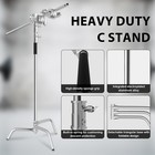 C Stand With Boom Arm  10 8ft 330cm Heavy Duty Photography Light Stand Kit