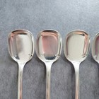 Christofle Perles 6pcs Silverplate Flatware Icecream Spoon Very Good
