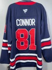 Kyle Connor  81 - Winnipeg Jets 2019  heritage Classic  Blue Hockey Jersey
