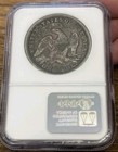 1872  1 Seated Liberty Dollar Graded Ngc Xf-40 Super Nice Original Patina Tone  