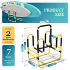 Surfboard Storage Stand Rack Double Holds 2 Sup Stand Up Paddle Board Bracket