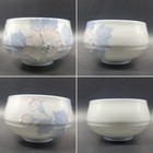 Arita Ware Magnolia Tea Set Teapot   5 Cups Ichijin Showa Floral Bamboo Handle
