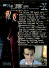 1995 The X-files The X-files Season One Fox Mulder Lula Phillips Agent Ruskin Da