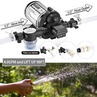 Wassermann Water Pressure Diaphragm Pump 115v Ac 4 0 Gpm   gray   