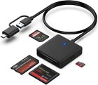 Lightning  Usb 3 0   Usb C Memory Card Reader Adapter For Micro Sd Tf Cf Sdhc